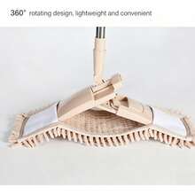 New Chenille Mop Head, Household Flat Mop Replacement Head, Electrostatic Dry & Wet Dual Use, Mop Replacement Cloth, Home Use, Dry & Wet Dual Use, Wood Floor, Tile Mop - One Size - View 9