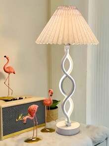 LED Seaweed Fabric Table Lamp, Creative Minimalist Design Table Lamp, Suitable For Bedroom, Living Room, Office, Bedside Daily Lighting, Reading Lighting, Decorative Table Lamp, Atmosphere Night Light - Desk Lamp - View 8