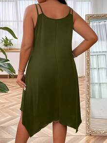 Available In Solid Colors And Prints, Easy To Pair With Sandals, Sneakers, Ankle Boots, Or Heels. Perfect For The Beach, Brunch, A Casual Office Look, Or A Dressy Night Out. - 軍綠色 - 查看 4