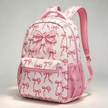 Student Backpack - Bowknot Print Design Backpack, Suitable For Teenagers And Middle School Students, Best Gift For Back To School Season - Multicolor - View 11