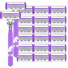 6-Layer Razor For Women & Men - Reusable, Fragrance-Free Blades For Smooth Shaving Of Body Hair, Legs, And Beard, Hair Removal, Face Razor, Shaver For Women - Multicolor - View 15