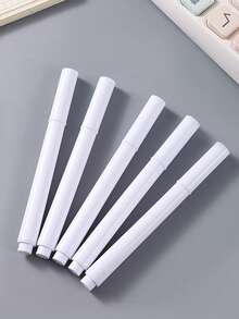 4/8/14/20pcs White Dry Erase Markers Blank Pen Body Mini Whiteboard Marker For Glass Blackboard Price Tag Writing - Sets - View 1