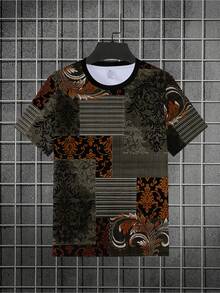 Camiseta Básica de Cuello Redondo a la Moda: Cuello Ajustado para una Silueta Elegante, Usable Solo o en Capas, Tela Suave y Cómoda, Diseño Minimalista que Realza la Elegancia, Estilo Versát - Negro - Ver 2