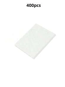 200/100 piezas Almohadillas de papel filtro desechables para uñas, papel de filtración de polvo para aspiradora de uñas, almohadillas de tela no tejida portátiles para salón de uñas profesional - Blanco - Ver 18