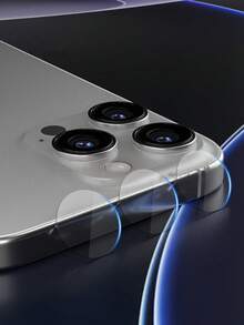 1 Set Compatible With Apple 16e 16Promax 16Pro 16 16plus 15 15Pro 15plus 13Promax 13Pro 14Promax 14Pro 14 14plus Large Arc Split Lens Film 3D High Transparency Glass 15Promax Lens Film - Clear - View 4
