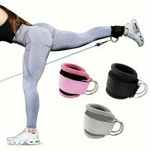 2PCS - Fitness Ankle Strap For Cable Machine, With Double D-Rings And Adjustable Leg Straps, One Size Fit With Premium Padding Cuffs, Ankle Bands For Working Out, Booty Workouts, Leg Extension, Hip Abductors, Kickbacks & Lower Body Exercises - Multicolor - View 1