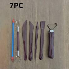 23Pcs Clay Sculpting Tools Set 5 Silicone Tips Sponge Rectangle Pouch For Pottery Carving DIY - Multicolor - View 6