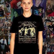 Camiseta de Soggy Bottom Boys: Oh Brother, Where Art Thou, inspirada en el Pop Art - Negro - Ver 4