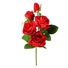 Rayon Real Flannel Rose Decoration DIY Wedding Party Home Office Decor And Table Centerpieces - Multicolor - View 11