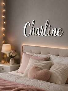 Custom Acrylic Mirror Stickers With Personalized Text And Gold/Silver Letter Decor - No Power Needed, Luxury Home Decor To Create A Fashionable Ambiance - Multicolor - View 7