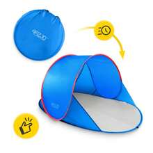 Self-Folding Inflatable Tent Outdoor Tent Multiple Colors Available - Blue and Red - View 1