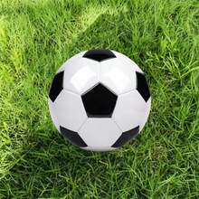 Size 2 Classic Black & White Block Football, Suitable For Students Outdoor Sports - White - View 4
