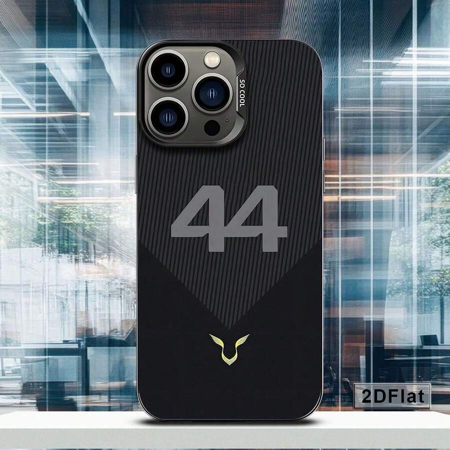 Entrega nacional Funda para teléfono: Nueva, plana 2D No.Funda para Teléfono 44 Sports, Carcasa Iridiscente Plateada, Lujosa, Elegante, Anti-Amarilleo, Resistente a las Manchas, a Prueba de Caídas, Estilosa, Moderna, Creativa, de Alta Calidad, Unisex, Compatible con iPhone Serie 17, 16, 15, 14 - 1 imagen - Ver 1
