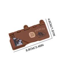 1個迷你卡片式M5三孔打孔器，復古便攜式小型手動打孔器，適用於M5 A7 A6手帳紙，輕量DIY裝訂工具，剪貼簿文具，實用的返校與日常辦公用品禮物 - 多色 - 查看 4