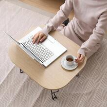 ローテーブル 折りたたみテーブル 幅90×奥行60×高さ32cm ホワイト UV塗装 お手入れ簡単 角が丸い ルーチェ 38418 - 幅60cm + ナチュラル (ねこ脚) - チェックする 6