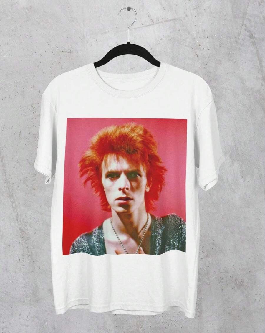 Camiseta de , Ícono Musical, Diseño Retro, Colores Cómodos - Blanco - Ver 1
