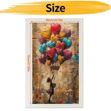 16x20英寸成人数码油画套装 - 包括画布、丙烯颜料和画笔 - 非常适合家居装饰、生日、父亲节、母亲节礼物 - 駝色 - 查看 6