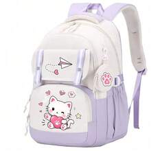 New Cat Casual Backpack, Unisex Outdoor Lightweight Backpack, Large Capacity Travel Backpack, For Teenager,Back To School Supplies Essentials - Multicolor - View 8