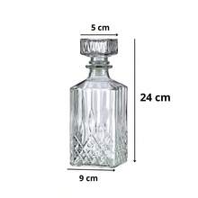 Kit Whisky:Licoreira 900ml + 6 Copos Whisky 345ml + Balde com Gelo e Pinça - Visão 2