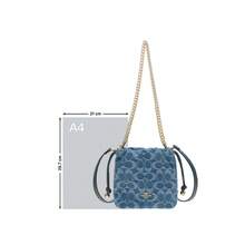 Coach Faye Series Classic Monogram Women Shoulder Crossbody Handbag CDE32IMTYV - Indigo Blue CDE32IMTYV - View 8