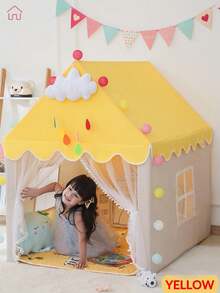 1 pieza Castillo de Cuento de Hadas, Tienda Infantil, Casa de Juegos para Niñas en Interiores, Casa de Juegos para Niños, Casa de Princesa de Ensueño, Casa de Juguete de Castillo, Casa de Princesa de Ensueño, Base de Juegos Secreta - Multicolor - Ver 12