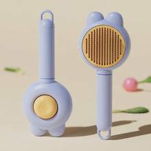 Cat Brush For Short Or Long Haired Cats Dogs Rabbits, Cute Dog Brush With Release Button For Massage And Removes Loose Fur - Multicolor - View 12
