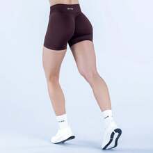 Women's Impact Zip-Up Fitness Crop Top, Long Sleeve Sports Crop Top, Seamless Gym Running Tops, Quick-Dry Workout Shirt For Pilates And Yoga, 2026 - 濃縮咖啡短褲 - 查看 1