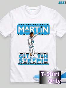 11 Blue 2026 Shirt,  Low UNC Match Tee, G - White - View 1