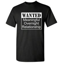 Meaningful Overnight  Sarcastic Cool Graphic Gift Idea Adult Humor Funny T Shirt - 黑色 - 查看 1