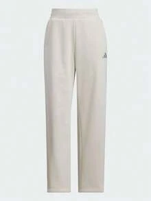 Adidas Women's FLEECE PNT Sports Knit Pants - White - View 2