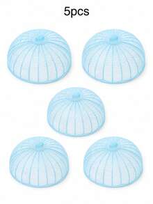 10/5pcs Food Cover, Fruit And Vegetable Protector, Insect Net, Meal Cover, Vegetable Cover, Party Food Cover, Outdoor Food Cover, Breathable Food Cover, Washable, Mesh Dome Cover, Kitchen Accessories, Holiday Gift - Multicolor - View 7