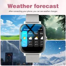 Smartwatch, 1.83-Inch Multifunctional Sports Smartwatch, Featuring Wireless Calling/Music, Message Notifications. Compatible With Android And IOS. - Multicolor - View 6