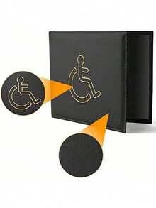 Disability Certificate Protective Cover/Leather Holder (Suitable For Disability Certificates), School Supplies, Back To School Supplies - A - View 4