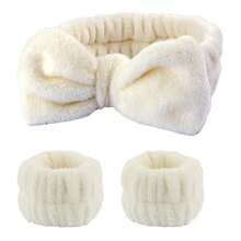 1 Set Cute Cow Horn Headband Funny Costume Hair Accessory Multi-Functional Face Washing Wristband Headband 3pcs - Multiple Styles - View 6