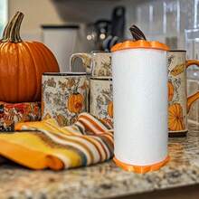 1 Set Orange Pumpkin Paper Towel Holder, Kitchen Paper Towel Rack, Pumpkin Decor, Suitable For Kitchen, Dining Table And Cabinet, Perfect Autumn Home Decor, Thanksgiving, Christmas And Housewarming Gift - Multiple Styles - View 2