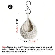 1pc Spring/Summer Woven Hammock Style Small Pet Bed, With Fixed Hooks, Breathable & Comfortable, Suitable For Hamsters, Guinea Pigs, Ferrets, Squirrels And Other Small Pets, All Seasons - Multicolor - View 13