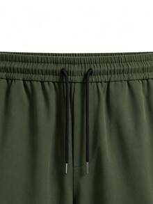 Plus Size Men's Plus Size Work Pants, Plus Fat Plus Loose Casual Pants, Versatile Casual Sports Pants! Outdoor Travel, Daily Leisure Fall - Green - View 7