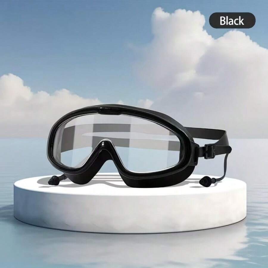 Gafas de natación unisex para adultos, diseño de marco grande, amplio ...
