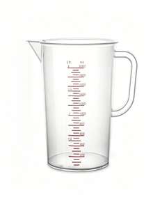 1 Piece Measuring Cup With Built-In Handle And Pouring Spout For Spill-Free Pouring; Large Capacity, Ideal For Dough Mixing, Milk Frothing And Batter Preparation - Multiple Specifications - View 6