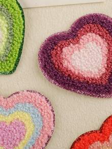 Strong Adhesive Heart-Shaped Self-Adhesive Embroidery Patch, Shiny Embroidery Patch, Suitable For Teenagers, Can Quickly Decorate Jackets, Hats, Towels, Bags, Jeans, Backpacks, Coats, Essential Accessory For DIY Clothing Accessories And Home Decor - Embroidery Patch - View 9
