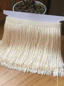 1 Yard Lace Tassel Trim, Suitable For 30cm Long DIY Latin Dance Costume Stage Accessories Lace Ribbon - Multicolor - View 5