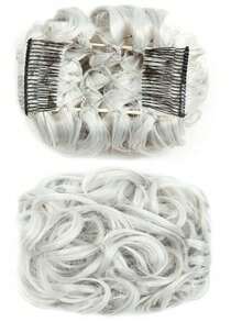 S-Noilite Synthetic Large Hair Claw Clip Curler, Women's Updo Hair Accessories, Hair Toppers, Top Hairpiece - Multicolor - View 28