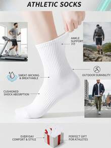 5 Pairs Unisex Casual Ankle Socks - Breathable, Soft And Durable Short Socks, Suitable For Daily Wear, Running And Sports - Athletic Socks - View 10