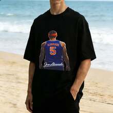 Jose Alvarado New York T Shirt Graphic Tee - 黑色 - 查看 1