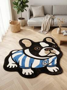 1pc French Bulldog Jersey Shaped Doormat, Small Rug, Welcome Mat, Carpet, Floor Mat, Outdoor Doormat, Kitchen Rug, Home Decor, Front Door Mat, Bedroom Rug, Outdoor Mat, Home Decor, Area Rug, Garden Rug, Washable Carpet - Multicolor 8 - View 4
