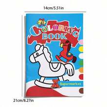Coloring Book With Word Prompts - Bold Outlines And Simple Drawing Pages, Learn Common Words While Coloring, Simple Layout Easy For Practice, Develop Creativity, Focus And Vocabulary - Fun Coloring Series - View 4