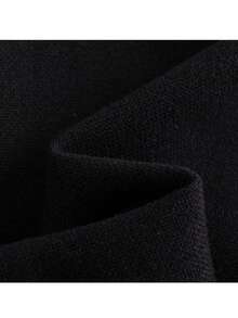 Classic Black Button Embellished A-Line Mini Skirt, Casual & Minimalist Design Spring - Black - View 11