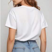 Women's Blouse Brazil Summer Cotton Basic Versatile Minimalist Comfortable - 白色 - 查看 3