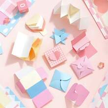Juego de Materiales de Mecanismo Creativo M5, Puede Hacer 10 Patrones, Nuevo Diseño Creativo 2.0, Adecuado para Scrapbooking DIY, Materiales de Diario, Artes y Manualidades Hechas a Mano, Creación de Álbumes de Fotos Conmemorativos, Regalos de Vacaciones y Regalos de Navidad - Tarjetas de órgano - Ver 12