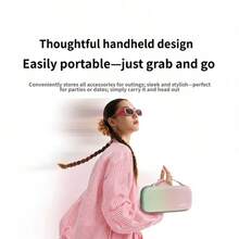 UGREEN Switch2 Lightweight Travel Case, Drop-Proof And Pressure-Resistant Semi-Hard Shell Protective Cover, With Built-In Handle And Fleece Lining, Black And Pink Gradient For A Unique Look, Easily Fits Into A Backpack For Business Trips And Commutes. - View 7